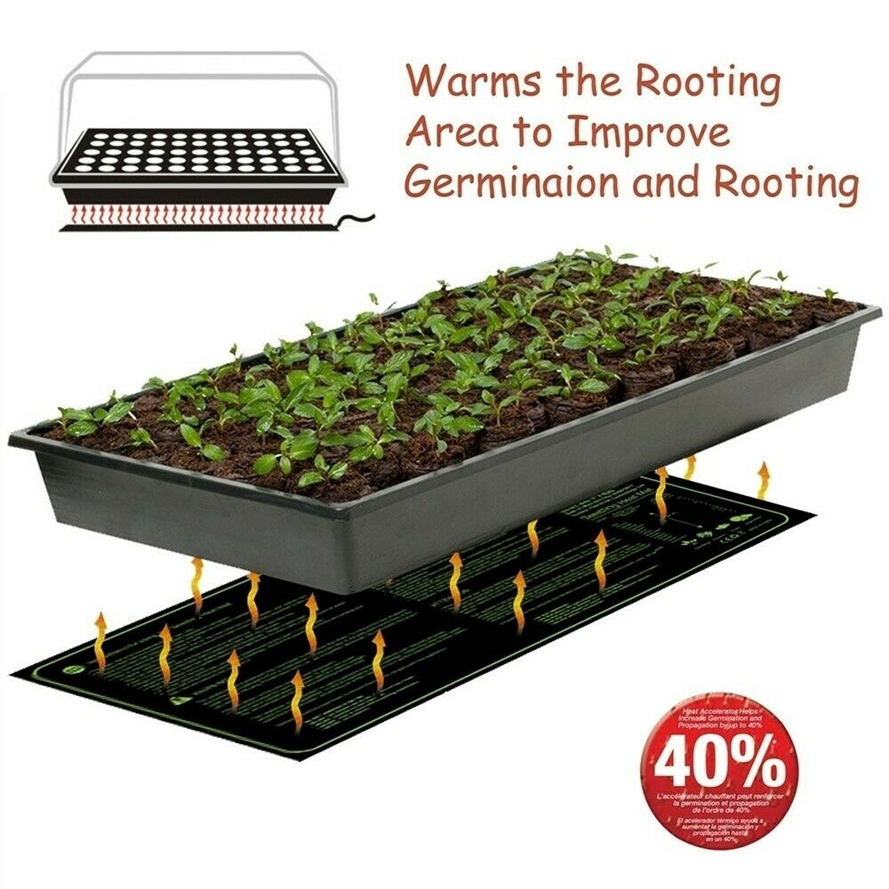 Clone Starter Pad Plant Heating Mat 110V/220V Seedling Heating Mat Garden Supplies Plant Seed Hydroponic Heating Pad