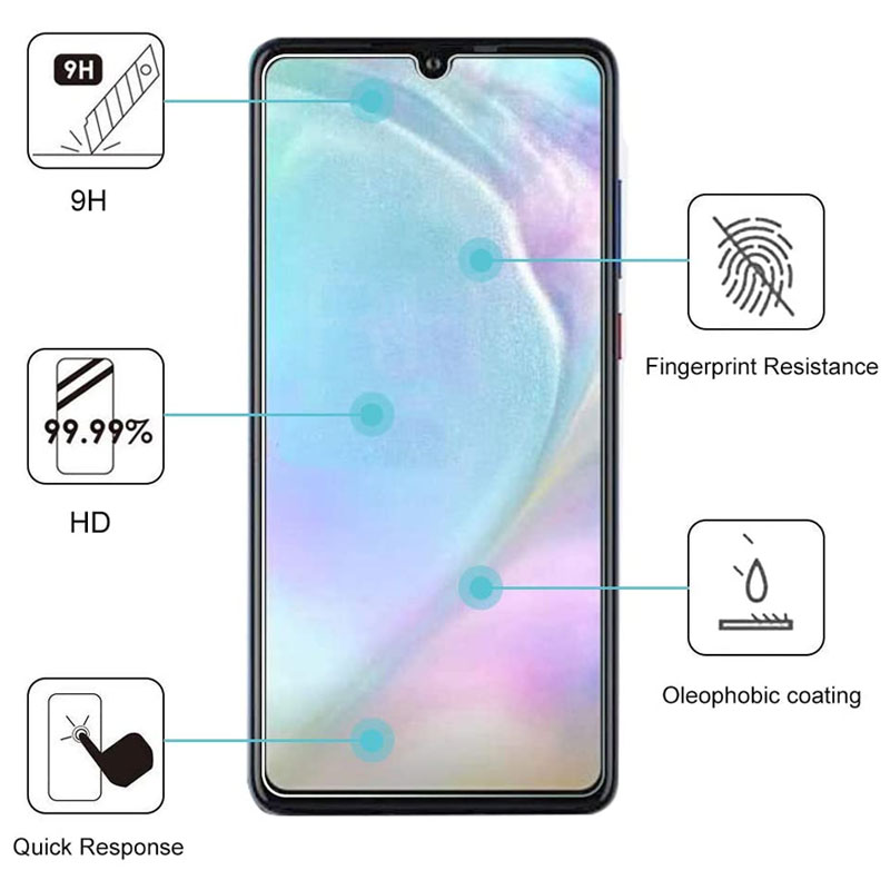 3Pcs Tempered Protective Glass on For Huawei P20 Lite Pro P30 P40 P10 Plus Screen Protector For Mate 10 Pro 20 lite Glass Film