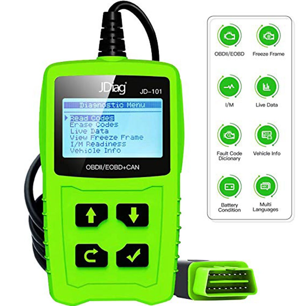 Universal Auto Car Scanner Code Reader Car Engine Light Check Engine Fault Reader Tester Diagnostic Tool