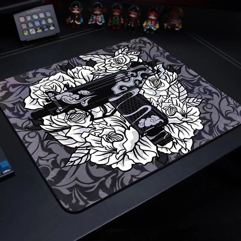 Esports-Tiger-Tapis de souris de jeu Bonito Mouse Sub, tapis de bureau Gamer, polymères protecteurs, Anime Cartoon: green