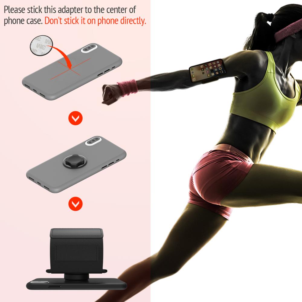 Universal Sports Armband for iPhone 11 X 8 7 Samsung Rotatable Wrist Running Sport Arm Band With Key Holder for 4-6 inch Phone