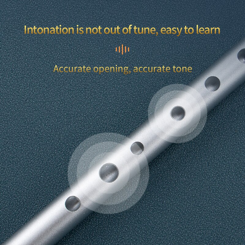 Aluminium Buis Fluit Ierse Fluitje Fluit C/D Sleutel Ierland Fluit Tin Penny Whistle 6 Gat Fluit Muziekinstrument