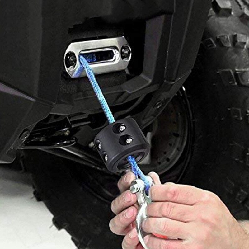 Gancho de Cable para cabrestante ATV, tope de tope, cojín de goma