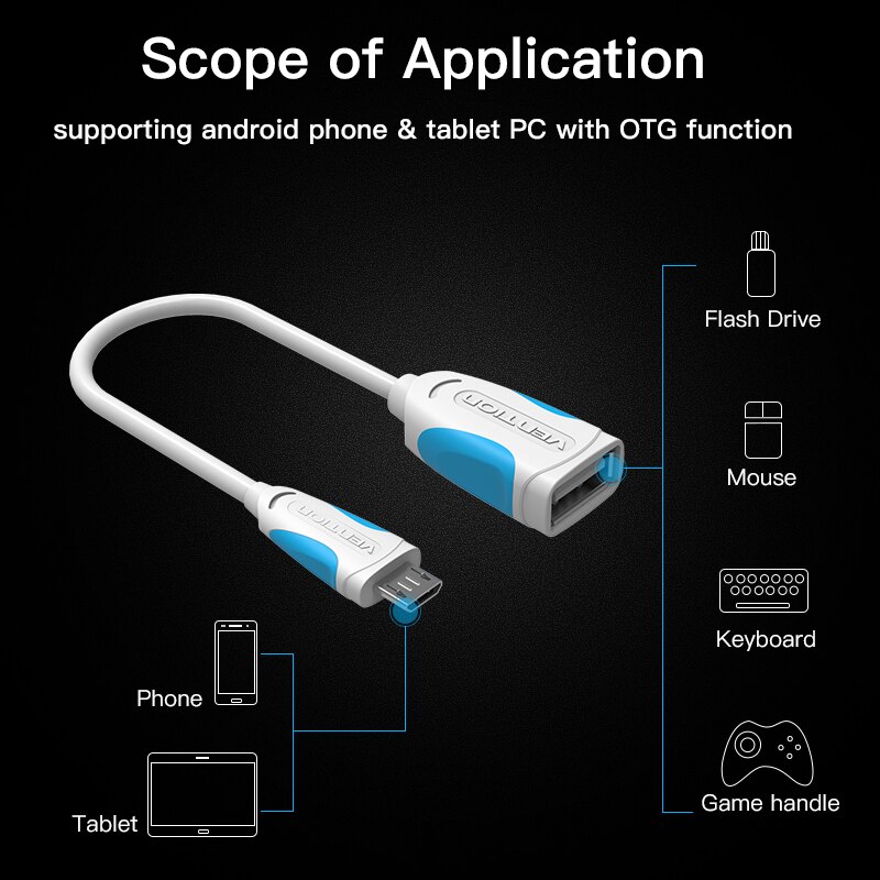 Ventie Otg Kabel Usb 2.0 Adapter Voor Android Samsung S6 Redmi Note 5 Micro Usb Connector Voor Xiaomi Tablet Pc otg Adapter