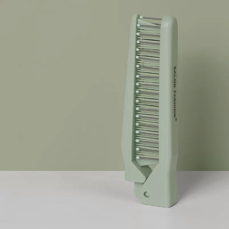 Handheld Hairbrush Wide Tooth Comb Plastic Flat Comb Hair Scalp Massage Smoothing Comb Detangle Hairdressing Comb Styling Tool: Light Red