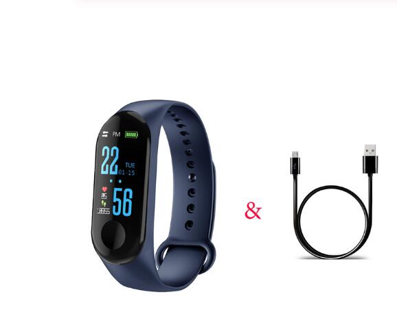 M3 Pro Smart Band Waterproof Fitness Tracker VS M3 Plus Smart Bracelet Blood Pressure Heart Rate Monitor: LJC0211BE1