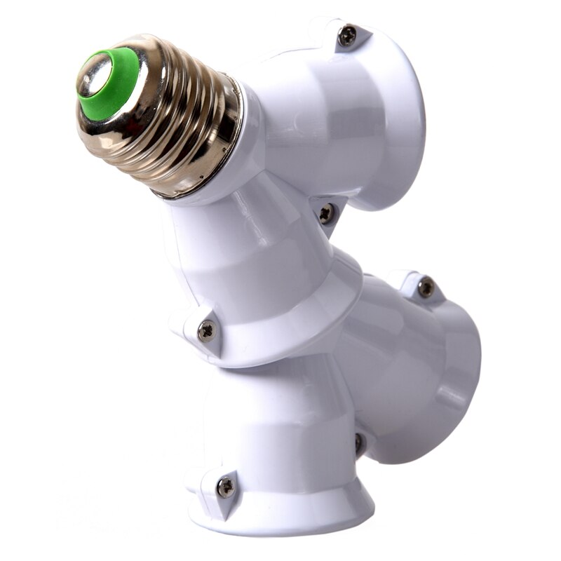 Adaptateur Douille E27 Vers E40 - Plastique Noir, Conversion Pour Ampoules LED, Halogènes