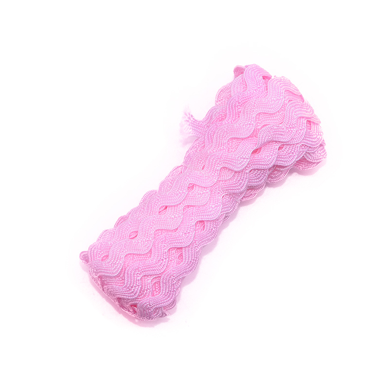 5mm S Shape Grosgrain Ribbon Curve Wavy Lace Trim Ribbon for Costume Hat Curtain Pillow Decoration Handmade DIY Sewing Crafts
