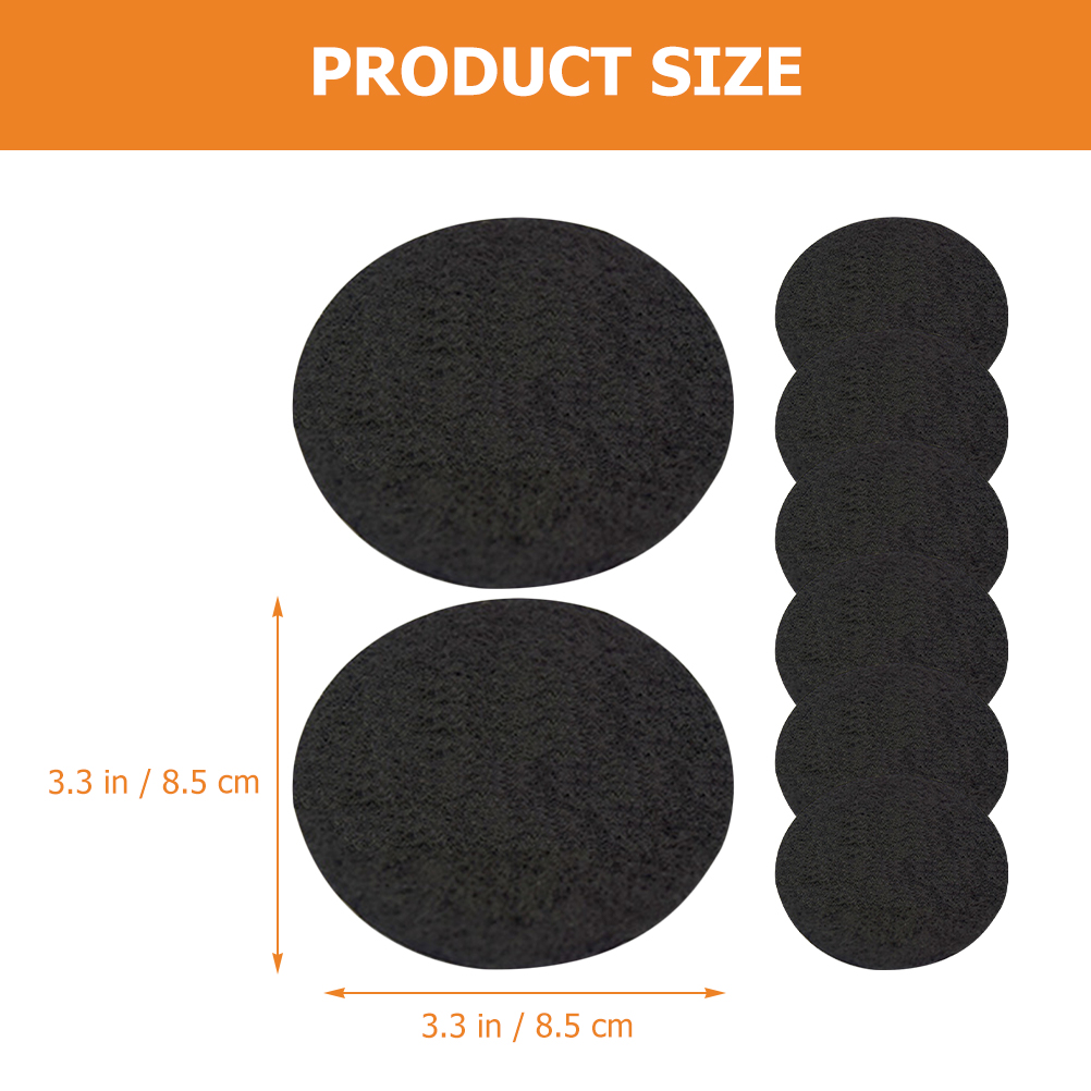 8 Pcs Censer Cotton Pad Living Room Incense Fireproof Pads Coil Mat Burner Holder Ceramics Practical Home Mats