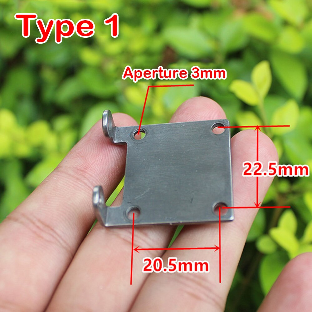 DC Motor Bracket Stainless Steel Steel Base Mount Fixed Mounting Base Machine Seat Support Bracket Seat DIY Motors Accessories