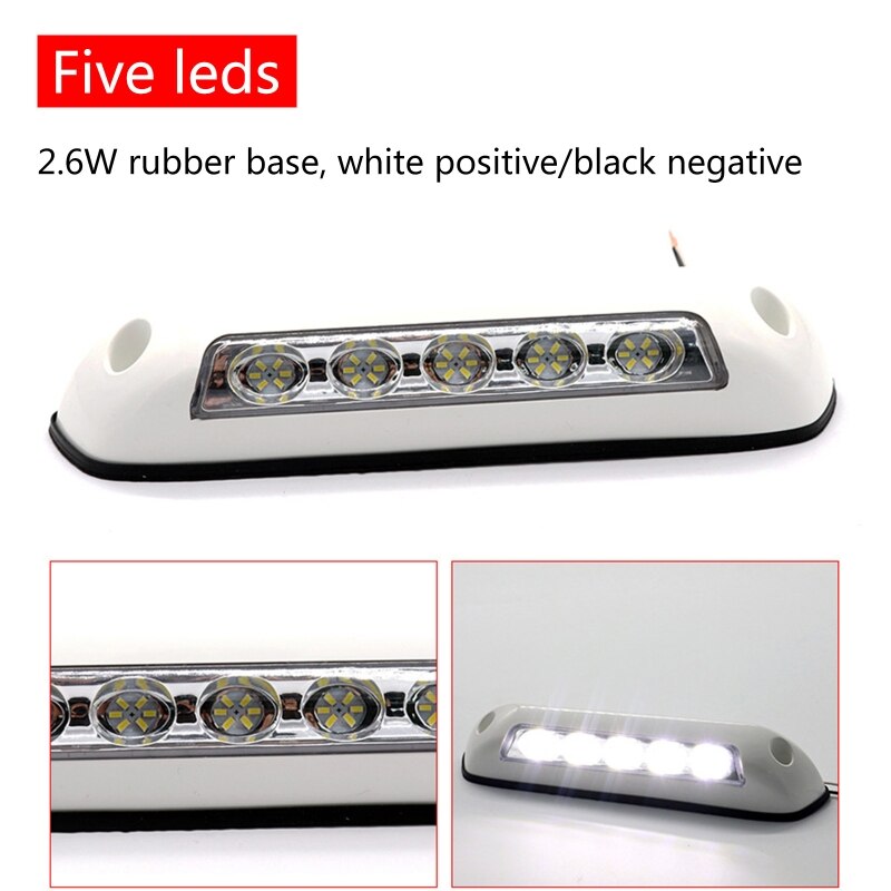 12V LED Awning Porch Light Waterproof Motorhome Caravan Interior Wall Lamps Light Bar RV Camper Trailer Exterior Lamp