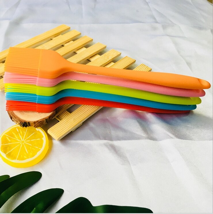 Silikon en altomfattende børste 21cm en liten silikonbørste grillbørste silikon visp diy bakeverktøy