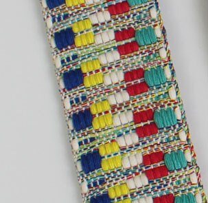 1 Yard 4 Cm Jacquard Tas Band Geweven Singels Lint Borduren Band Trim Accessoire Voor Tas/Kledingstuk/Homedeco gecontroleerd Kant: a1