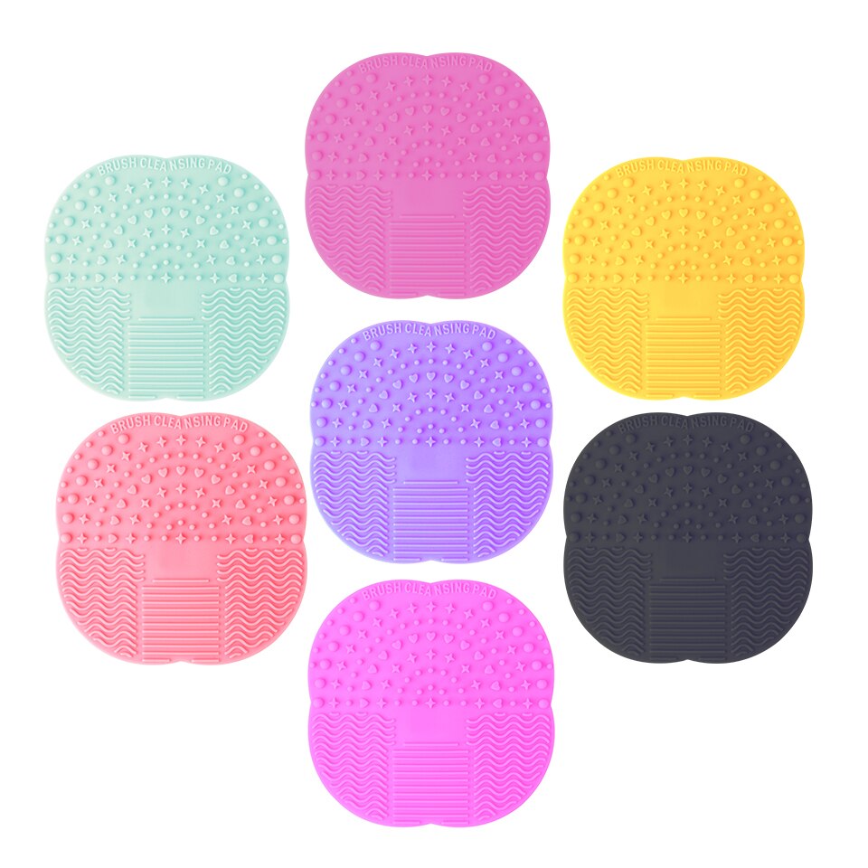 Neue 1PC Silikon machen-hoch Pinsel Reiniger Pad Waschen Pinsel Gel Reinigung matt Stiftung Pinsel Reiniger Kosmetische machen-hoch-Werkzeug