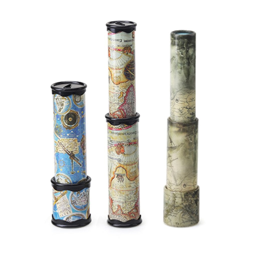 Magiczne plastikowe kalejdoskop dzieci dzieci edukacyjne zabawki fantazyjne kolorowy świat chłopców zabawka dla dziewczynki-losowa dostawa kolorów