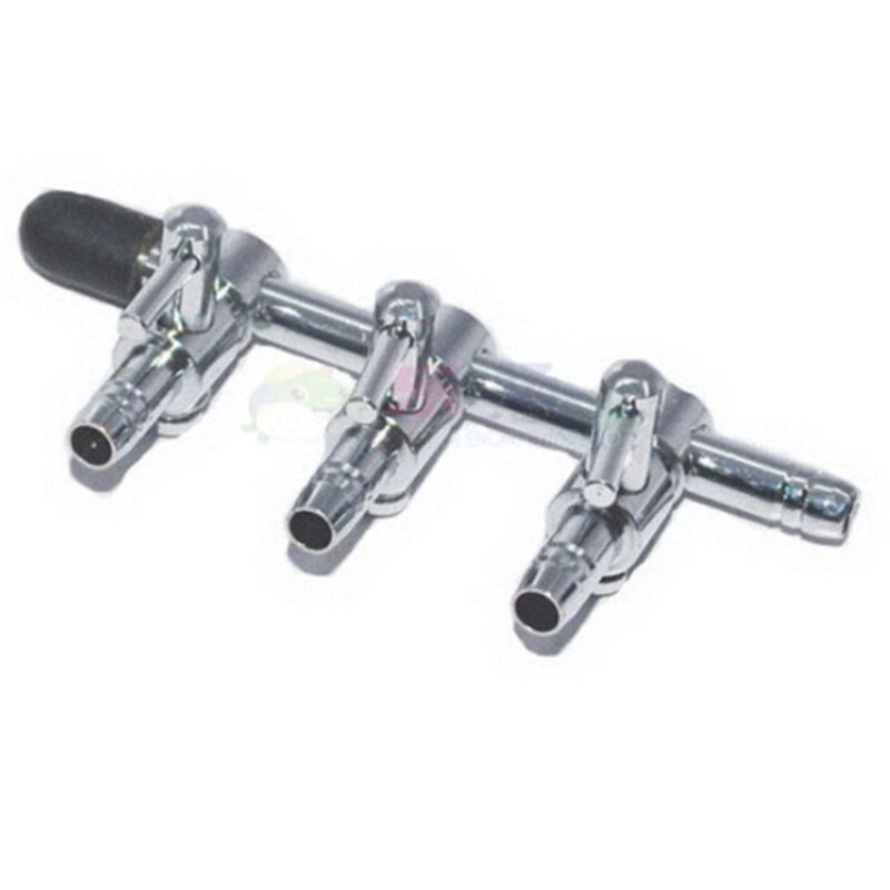 Aquarium accessoires 3 4 5 manieren aquarium inline luchtverdeler regelklep voor aquarium zuurstofpomp slang