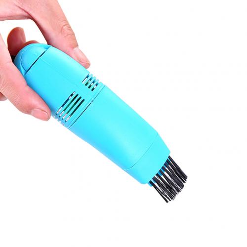 1pc USB Keyboard Cleaner PC Laptop cleaner Computer Vacuum Cleaning Kit Tool Remove Dust Brush Home Office desk: Sky Blue