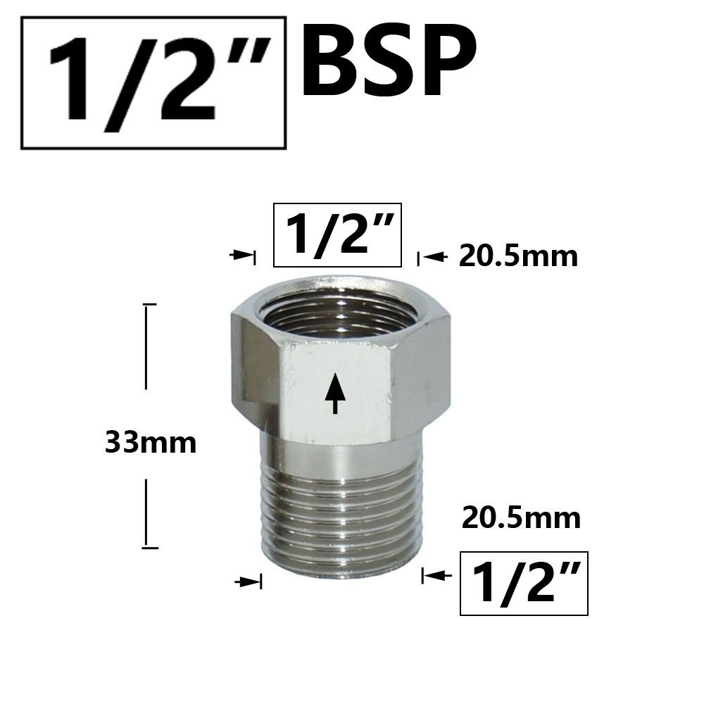 Check Valve Connector 1/2