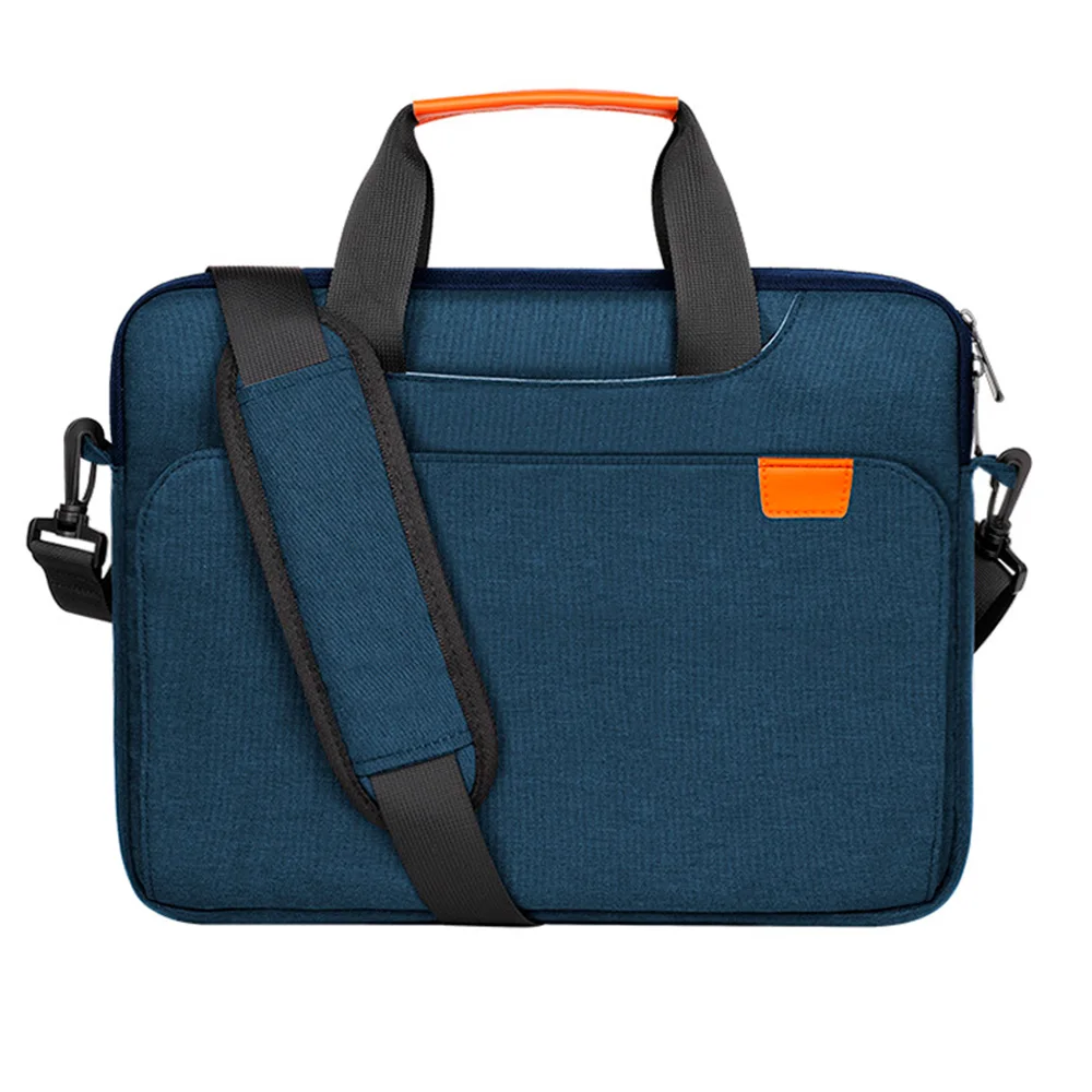 Laptop Shoulder Bags Case 14.1 15.6 17.3in Shoulder Notebook Bag for Macbook Air Pro M1 M2 Lenovo Dell Huawei Handbag Briefcase: 13" / black