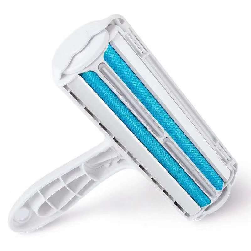 2-Way Pet Hair Remover Roller Verwijderen Hond Kat Haar Van Meubels Sofa Kleden Zelfreinigende Lint Huisdier remover Een Hand Bedienen