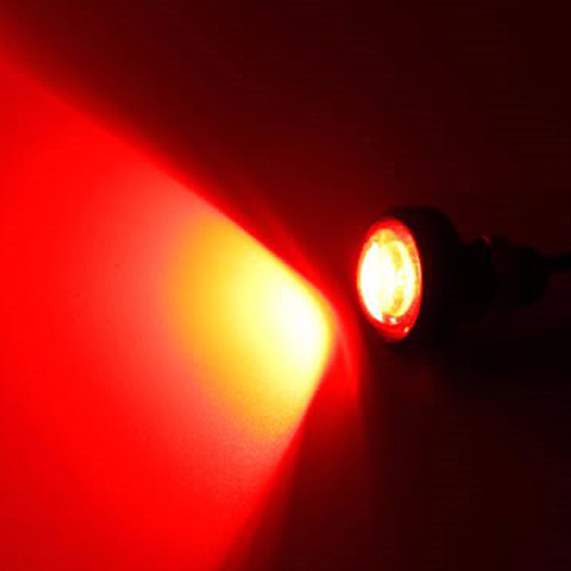 Éclairage de bateau étanche, 12v, lumières de sécurité pour le Ski sous-marin, Gunwales Lane Marker Lite, motocross, modèle LED: Red