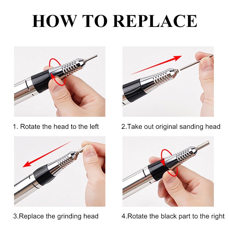 35000Rpm Electric Nail Boor Machine Manicure Boor Machine Pedicure Boor Sterke Nagel Boormachine Salon Nail Boor Machine