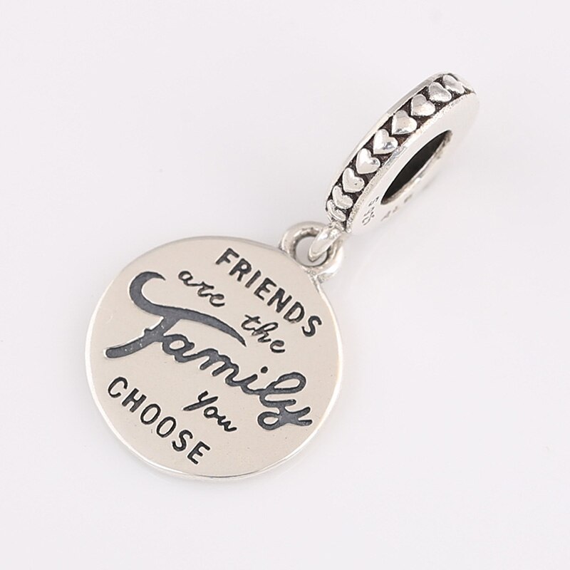 925 Sterling Silver Forever Family Dangle Charm Eu... – Grandado