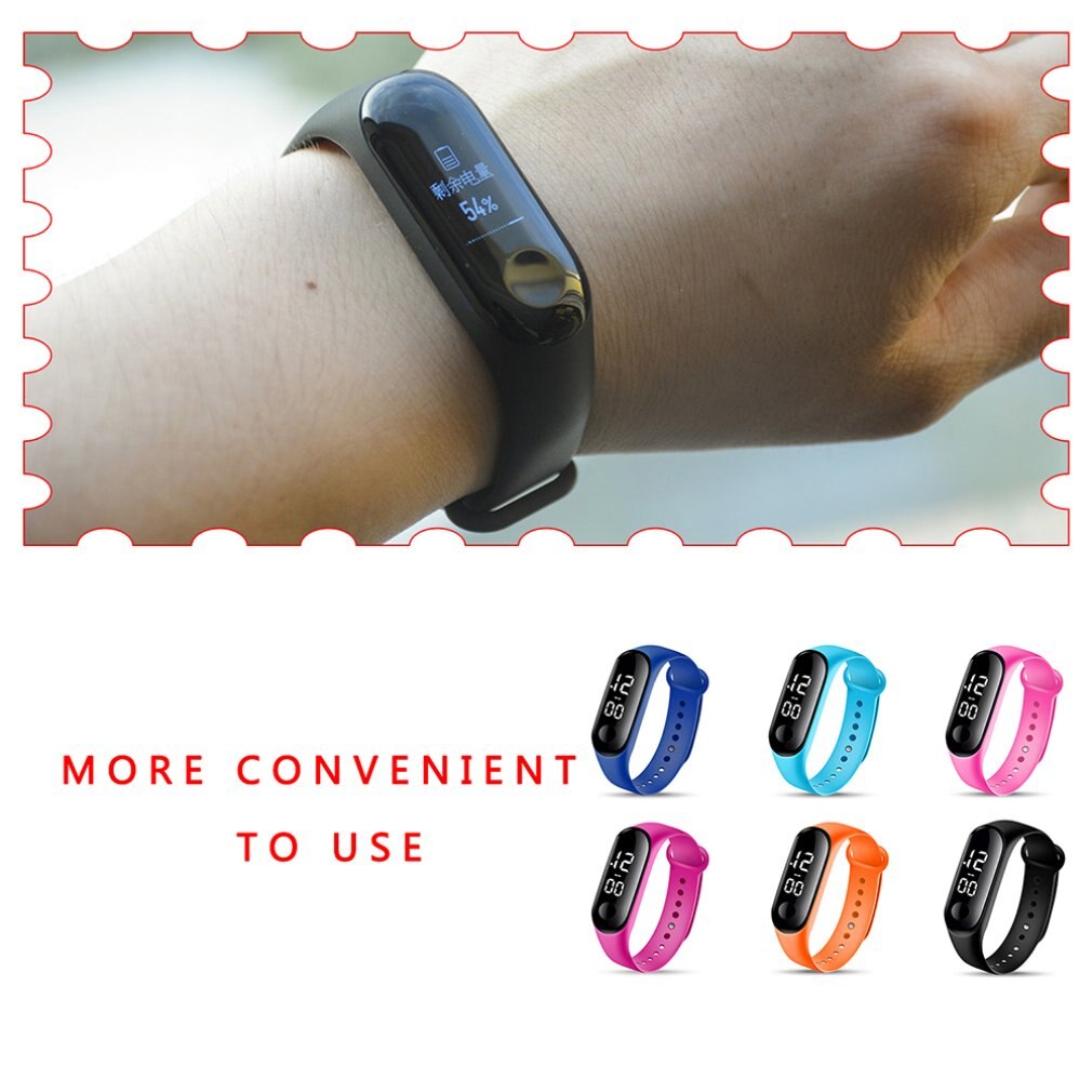 Waterproof Electronic Watch Touch Sports Student Watch High Definition Indicator And Personal Sports Watch