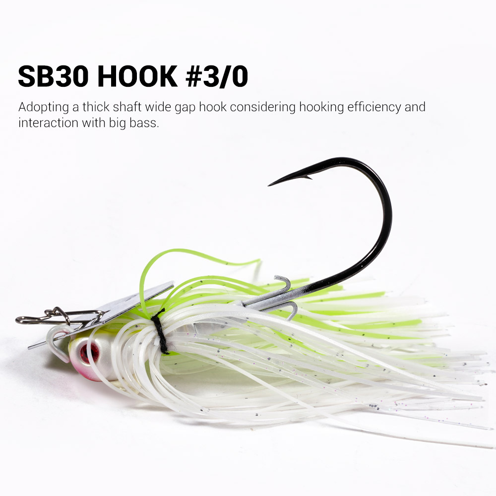 Noeby Chatterbait 10.5g 14g 21g 28g 35g Bladed Jig Needle Stinger Hook Vibration Wire Power Bait Pike Bass Jig Fishing Lure