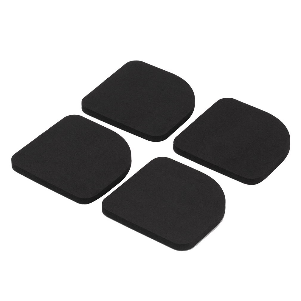 4Pcs Black EVA Washing Machine Shock Mat Pads Refrigerator Shock Mute Pad Refrigerator Anti-vibration Noise Pad Non-slip Mats