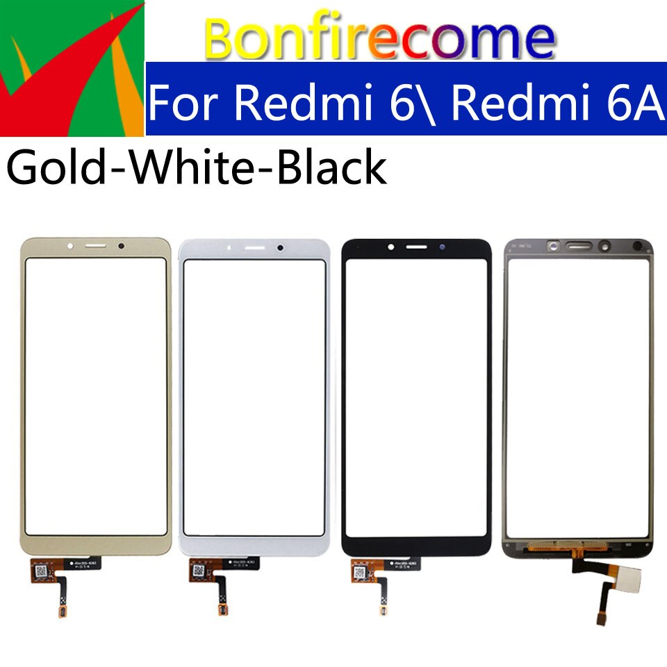 5.45 &quot;Voor Xiaomi Redmi 6 Redmi6 Redmi 6A Touch Screen Panel Sensor Lcd-scherm Glas Lens Panel Touchscreen Digitizer