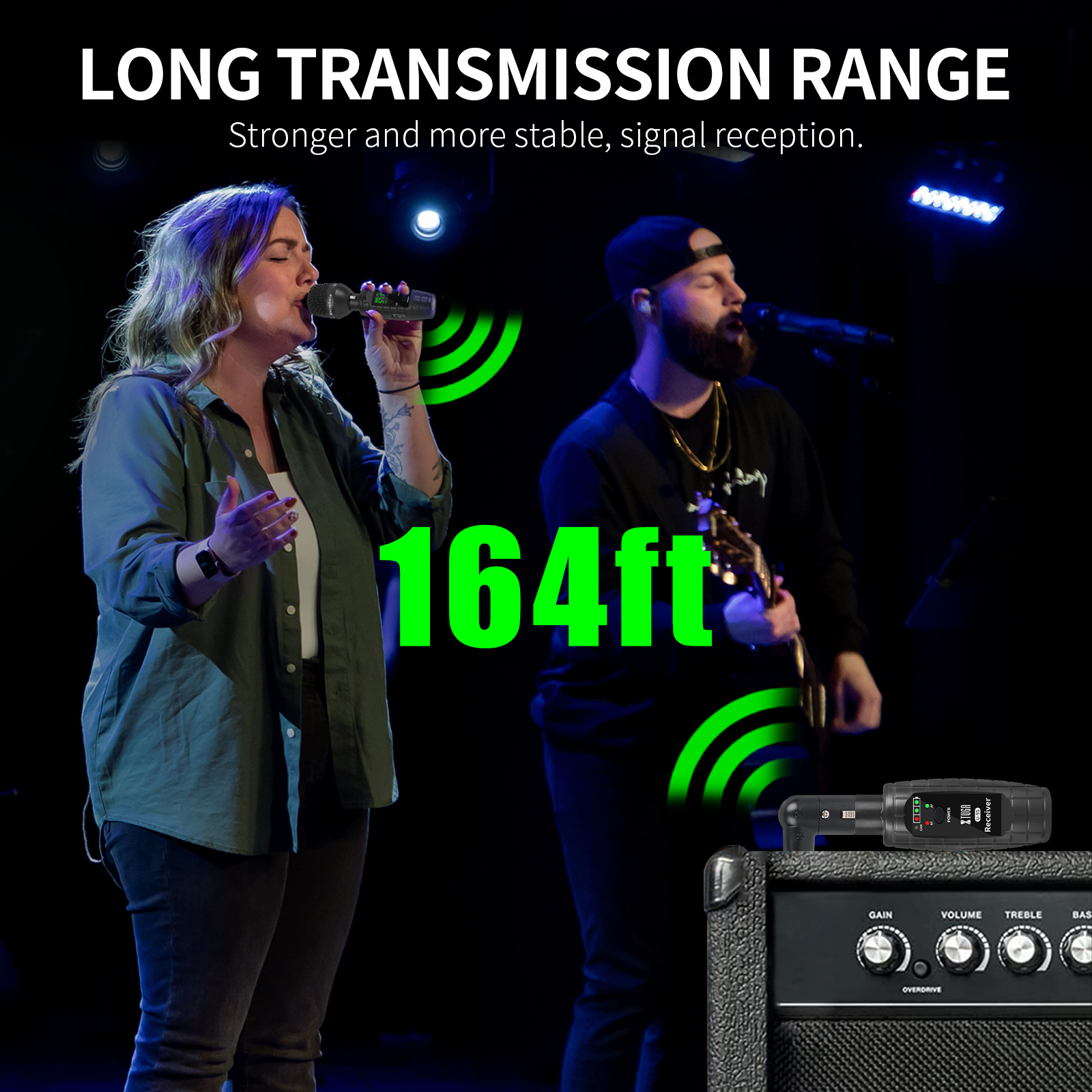 Microphone Wireless XLR Transmitter And Receiver For Wired To Wireless Converter For Condenser Microphone And Dynamic Microphone