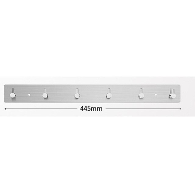 Huishouden Zelfklevende Muur Deur Haak Heavy Duty Rvs Hanger Badkamer Keuken Handdoek Roest Haak: E