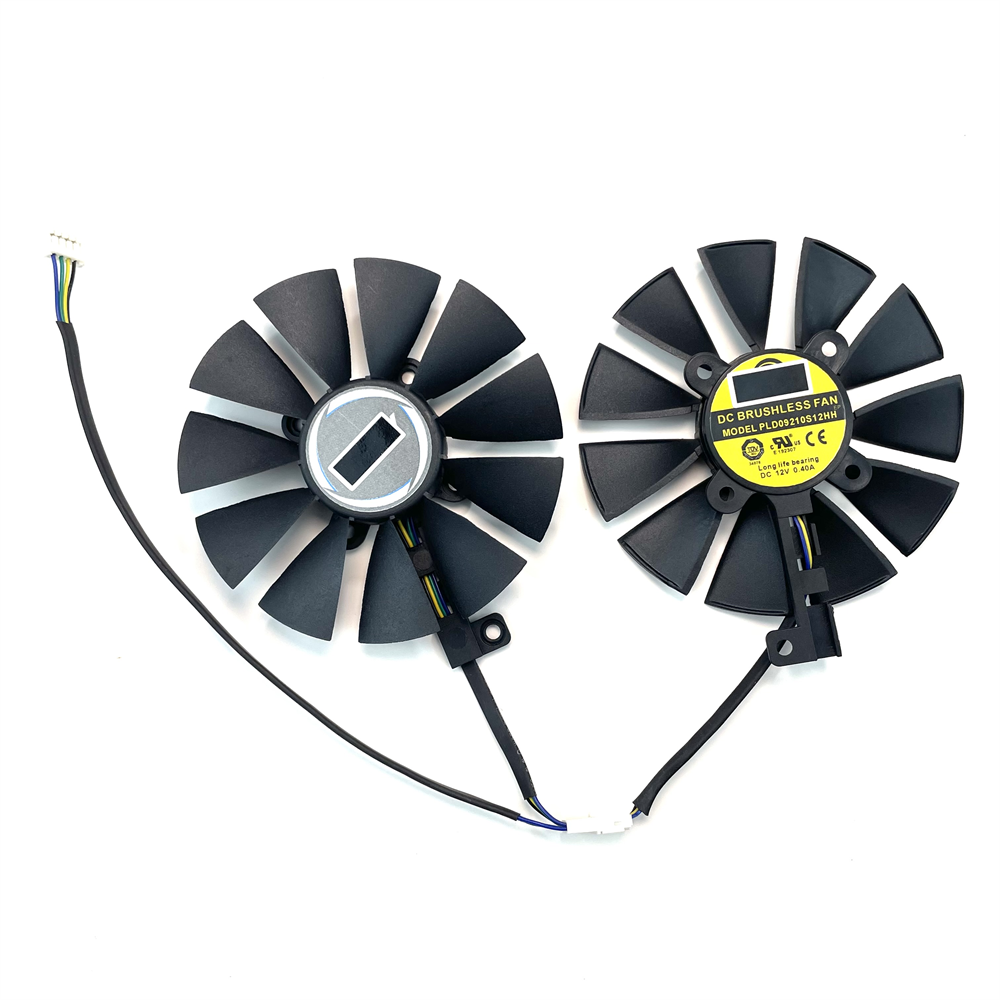 87MM GTX1060 GTX1070 RX480 Cooler Fan For ASUS GTX 1060 1070 RX 480 Graphics Card T129215SU PLD09210S12HH 28mm Cooling Fans