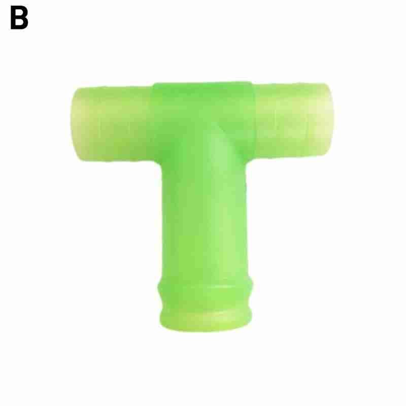Straw Connector Double Bottle Drinker Connector Tee Drinking Snorkel Double Tool Beer Pipe Bar For Connecting Straws X3F9: B