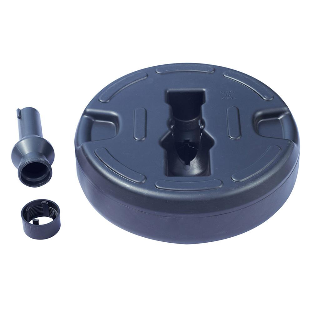 Portable Outdoor Parasol Base 38mm Round Patio Beach Garden Umbrella Base Stand For 3.5-3.8cm Umbrella Pole
