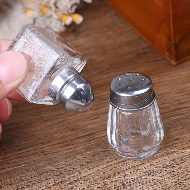 2pcs/set Doll House Miniature 1:12 Accessories glass seasoning bottle Jar Set DIY