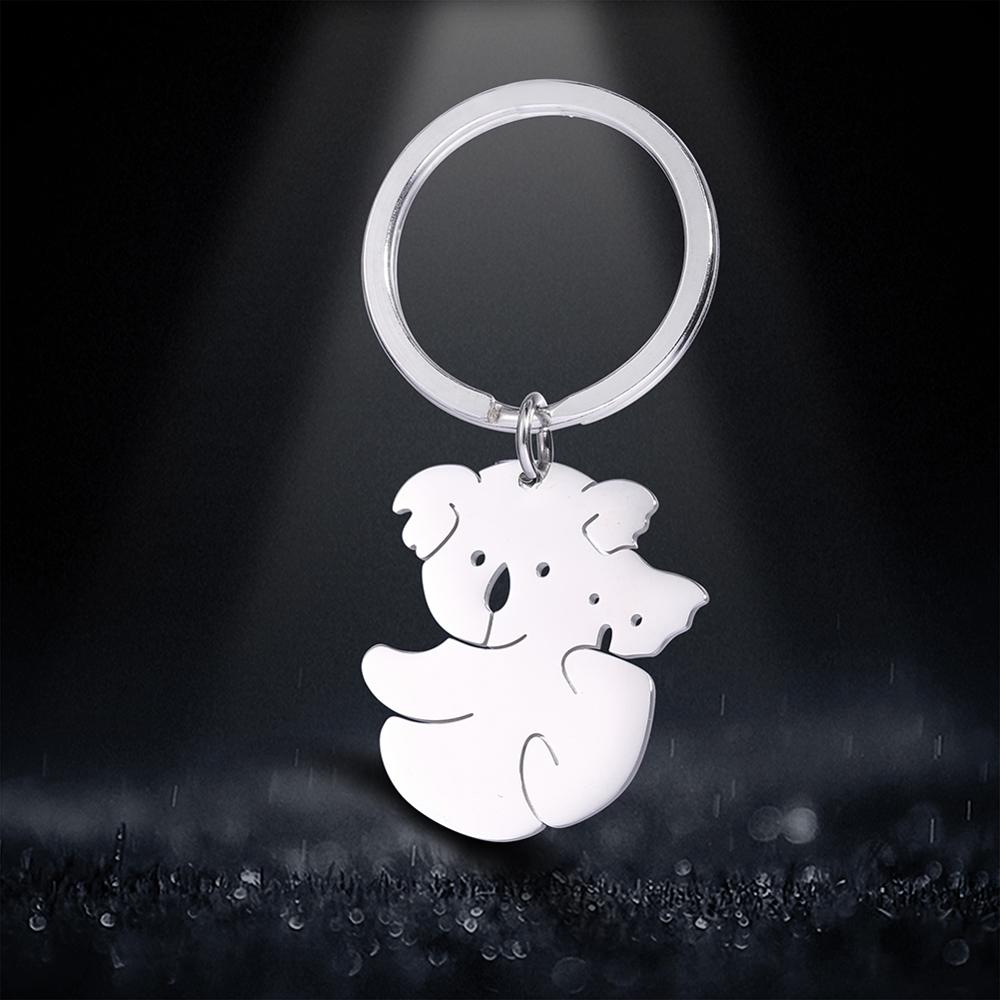 Skyrim – porte-clé Koala en acier inoxydable pour femmes et hommes, joli porte-clé de voiture, pendentif commémoratif, pour sac: 2