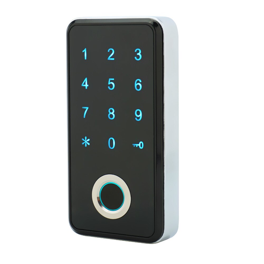 Rfid Locker Digital Drawer Smart Finger Print Fingerprint Cabinet Door Lock with Password Keypad: Default Title