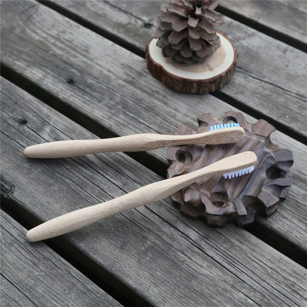Natural Bamboo Toothbrush Soft Bristle Eco Friendly Travel Gourd Shape Tooth Brush Oral Care Wood Handle cepillo de diente