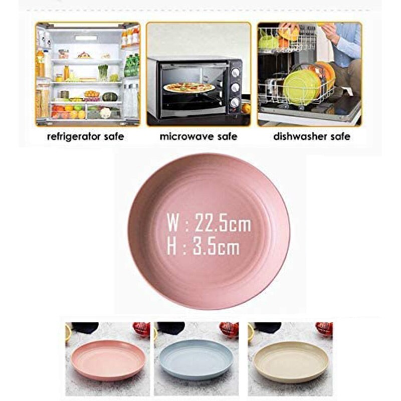 Lightweight Unbreakable Wheat Straw Plates