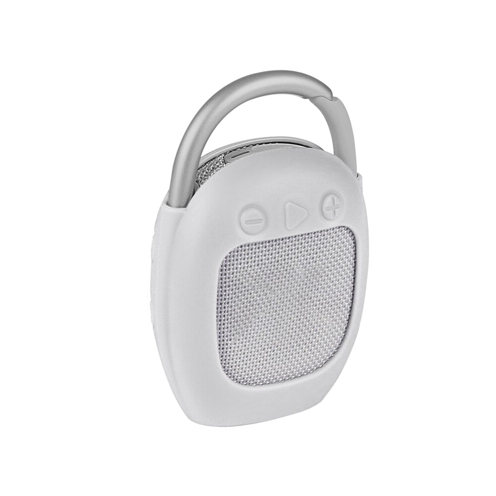 Draagbare Case Opbergtas Beschermhoes Voor Jbl Clip 4 Draadloze Bluetooth-Compatibel Luidspreker Accessoires: Light Grey	