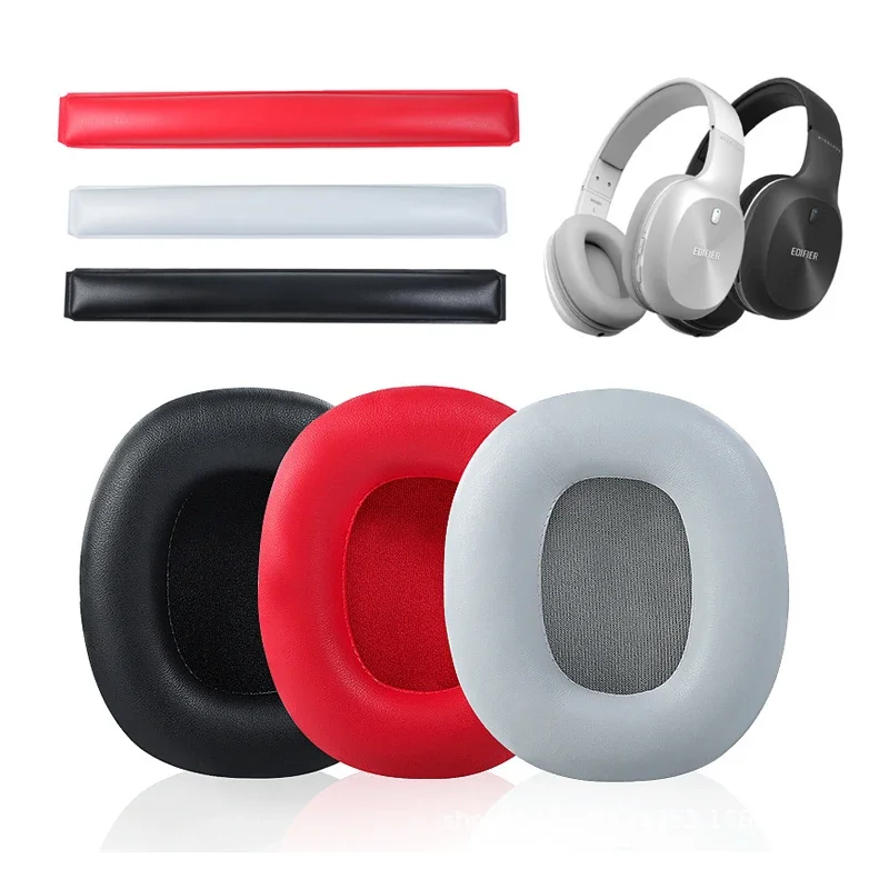 Para Edifier W800BT W808BT K800 K830 K815P K841P G1 G20 auriculares haz de cabeza cojín almohadillas de cuero cubierta esponja orejeras