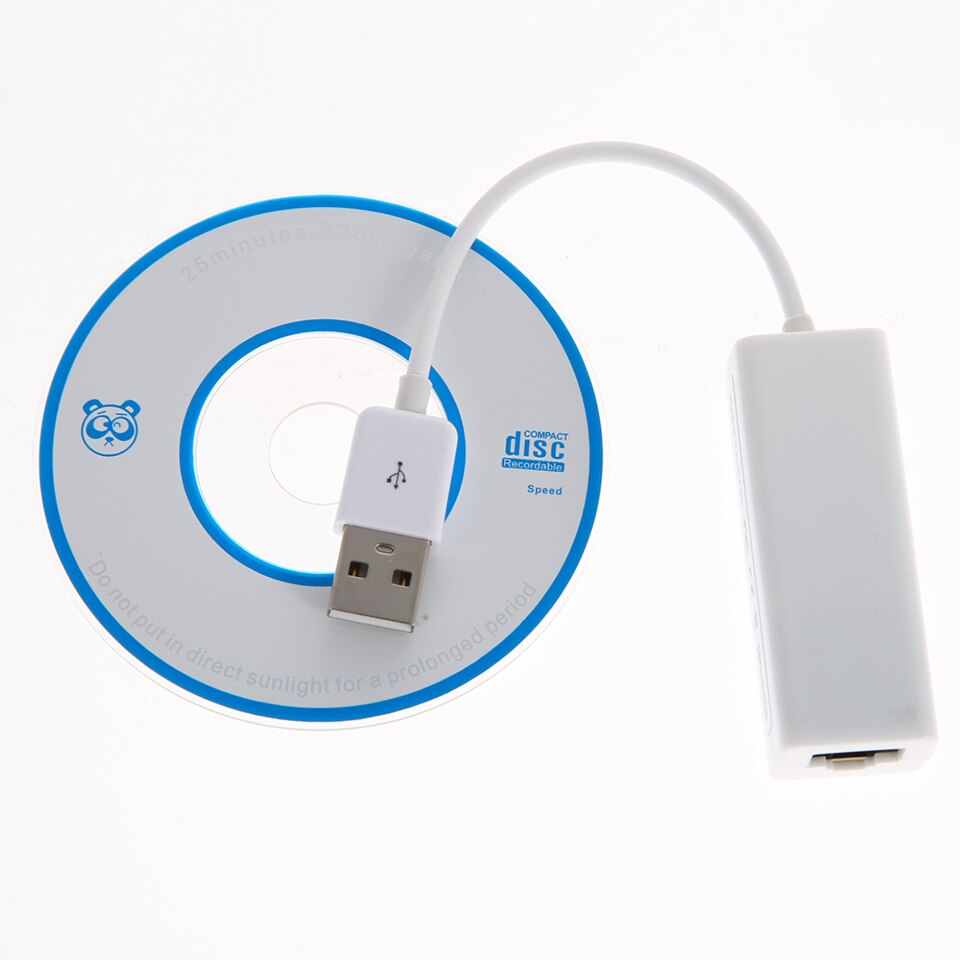 Computer USB Ethernet Adapter Usb 2.0 Network Card USB to Ethernet RJ45 Lan Gigabit Internet for Windows 7/8/10 USB With Drive