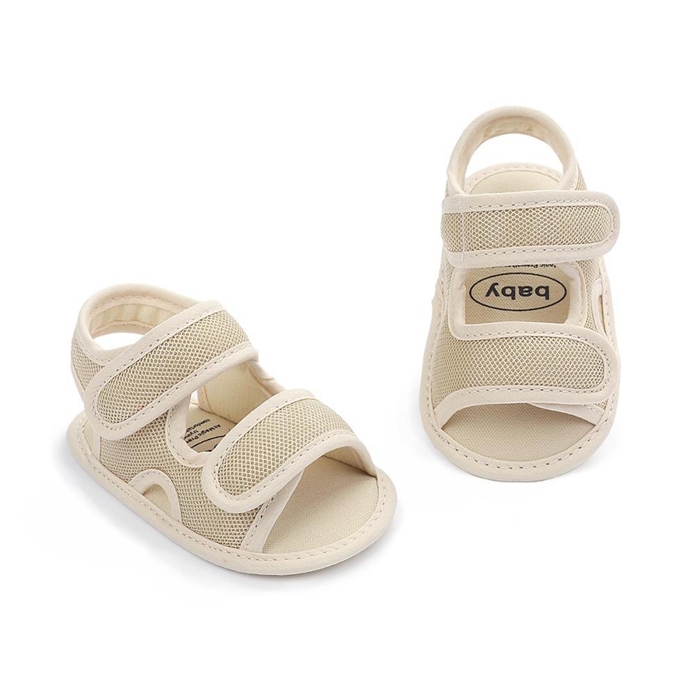 Summer Baby Boys Soild Breathable Anti-Slip Sandals Toddler Soft Soled Shoes: X / 0-6 Months