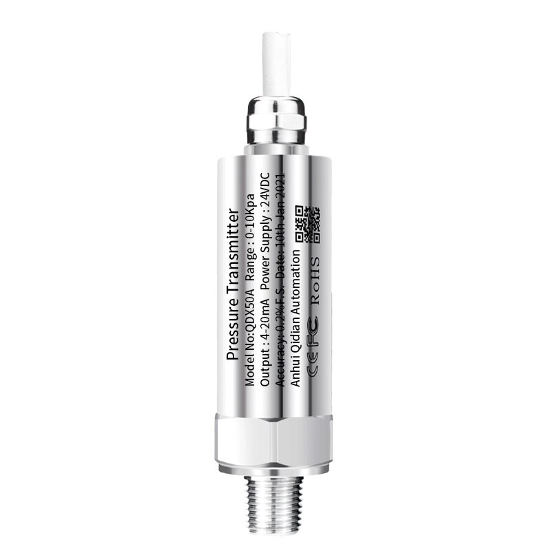 waterproof pressure transmitter 0-10v oil water supply pressure sensor with 5m cable