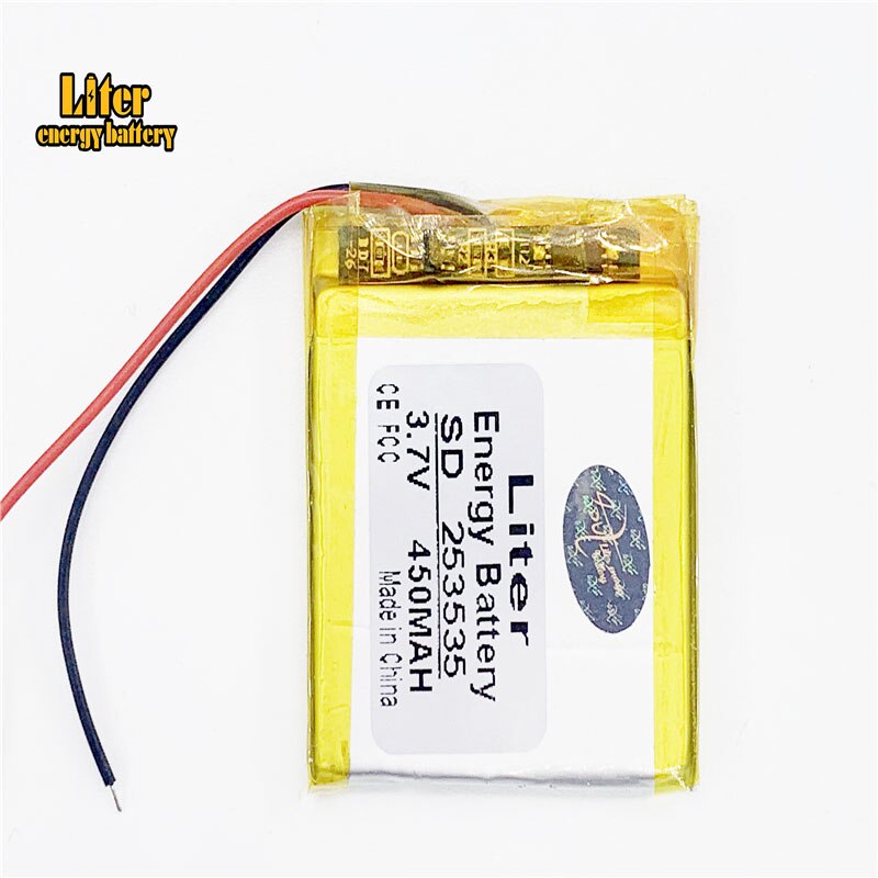 Lithium-Polymer Batterie 253535 3,7 v 450mah Mit Bord Für MP3 Mp4 MP5 Gsp Digitale Produkte