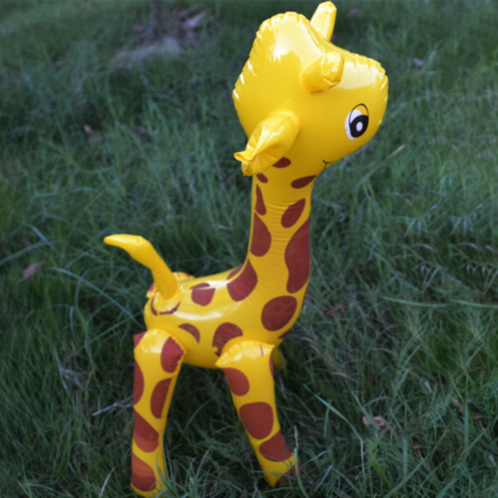 Blow Up Animals Large PVC Party Inflatable Toy Giraffe Children Novelty Balloon Cute Cartoon Deer Shaped