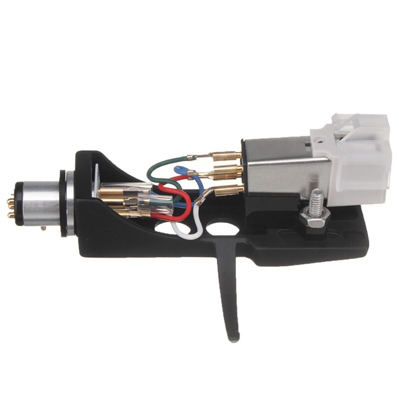 Cartridge Stylus Met Draaitafel Headshell 4 Pin Contacten Voor Fonograaf Platenspeler Grammofoon Lp Vinyl Naald