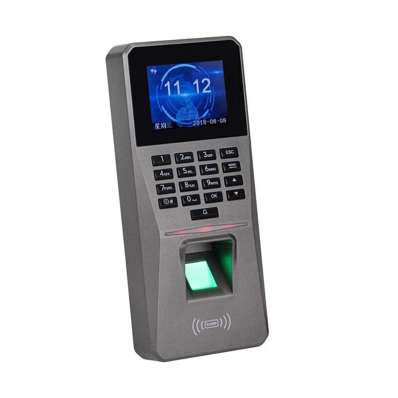 Fingerprint Time Attendance 2.4 Inch Sn 3000 Capacity Access Control Supports Fingerprint Pword Card Recorder
